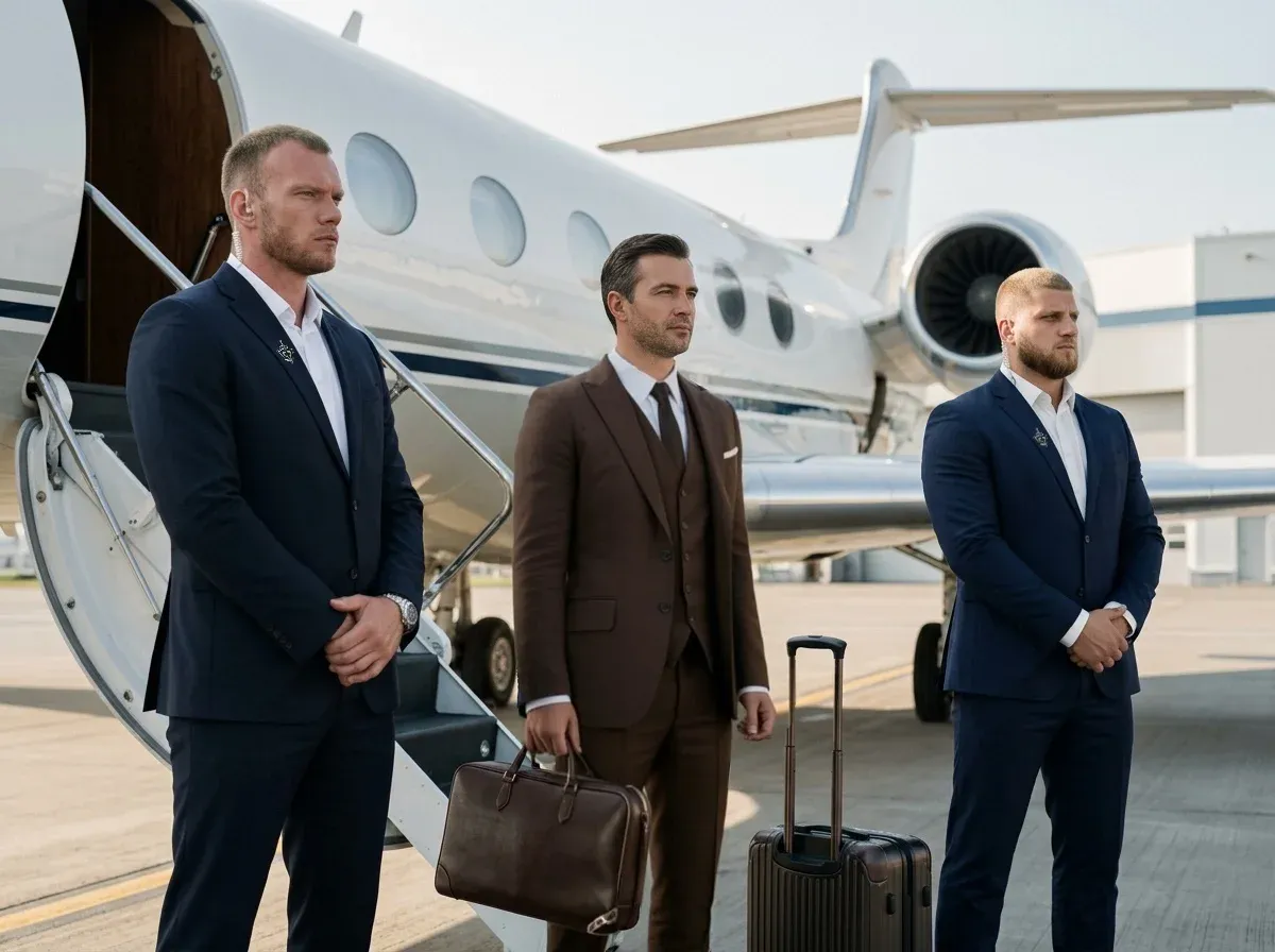 Сопровождение охраняемых лиц за границу